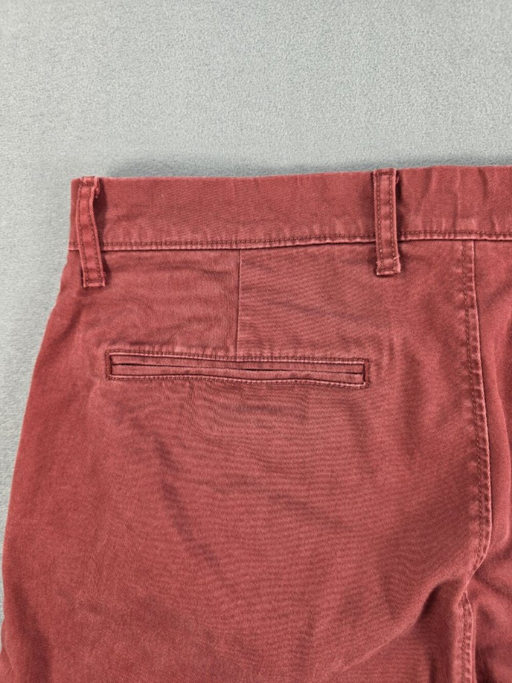 J. Crew 484 Slim Men's 31x32 Brick Red Stretch Chino Pants - Picture 5 of 10